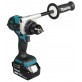 Makita DDF492RTJ gręžtuvas - suktuvas 2x5 Ah